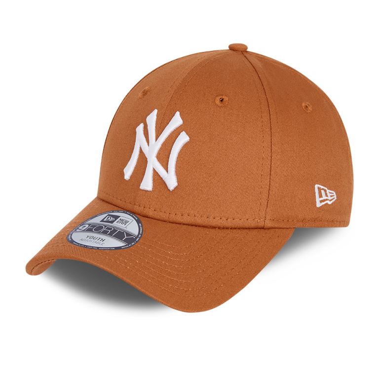 Gorras New Era 9forty Marrom - New York Yankees Essential Youth 60389UMVT